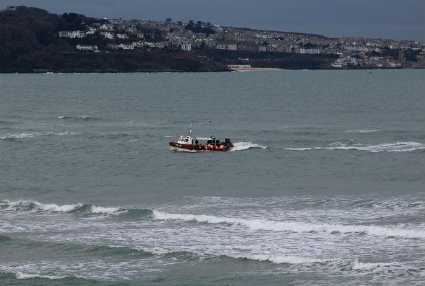 Hayle Estuary, which can be treacherous with tidal currents and swells.